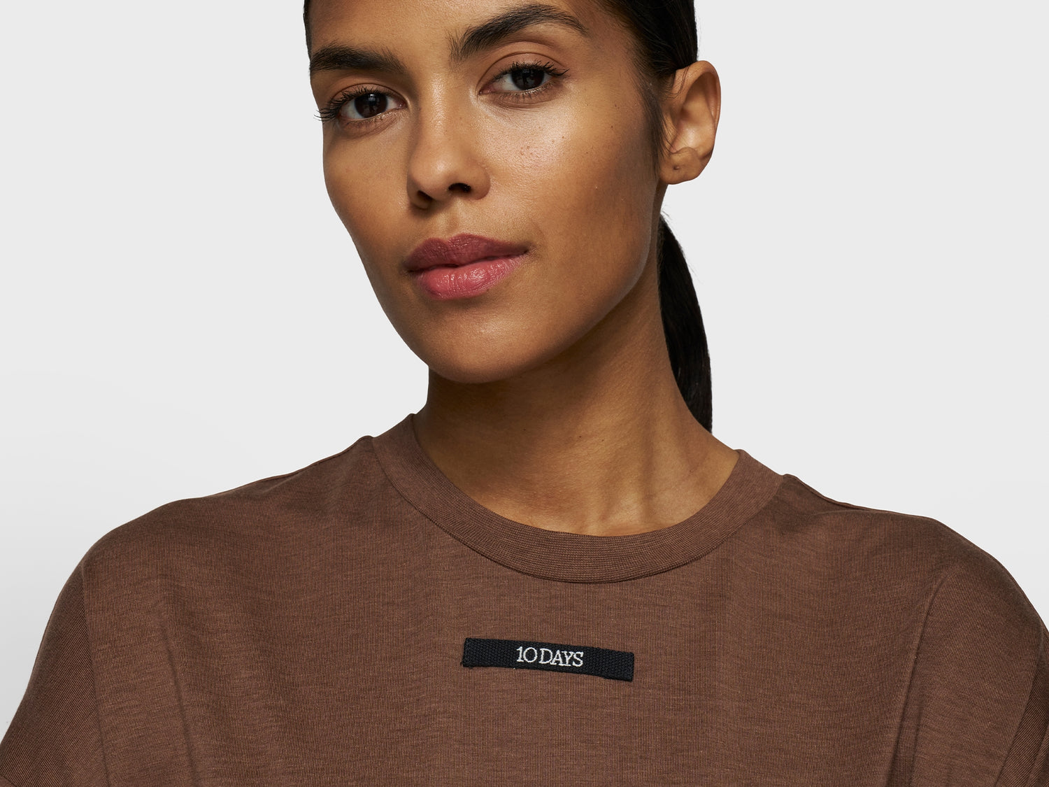 oversized tee jersey | truffle