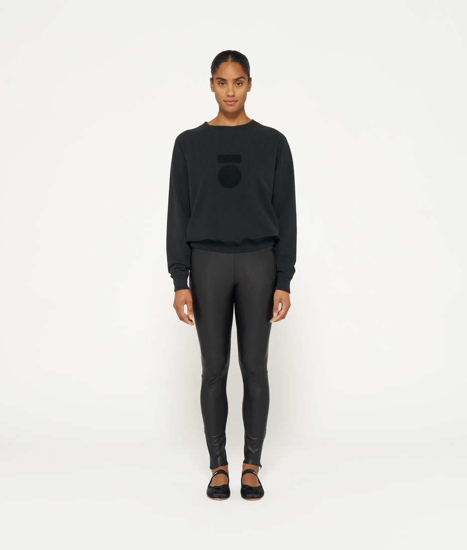 THE CREW NECK SWEATER | black