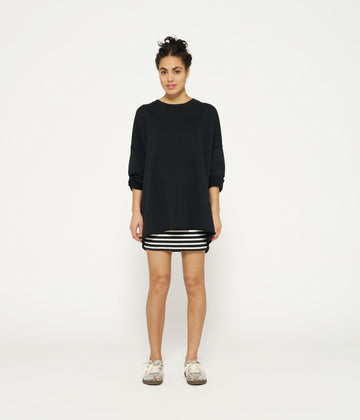 LA fleece sweater | black
