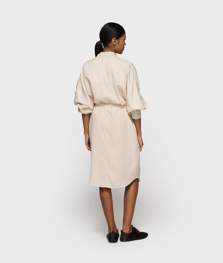 kimono dress tencel | light earth