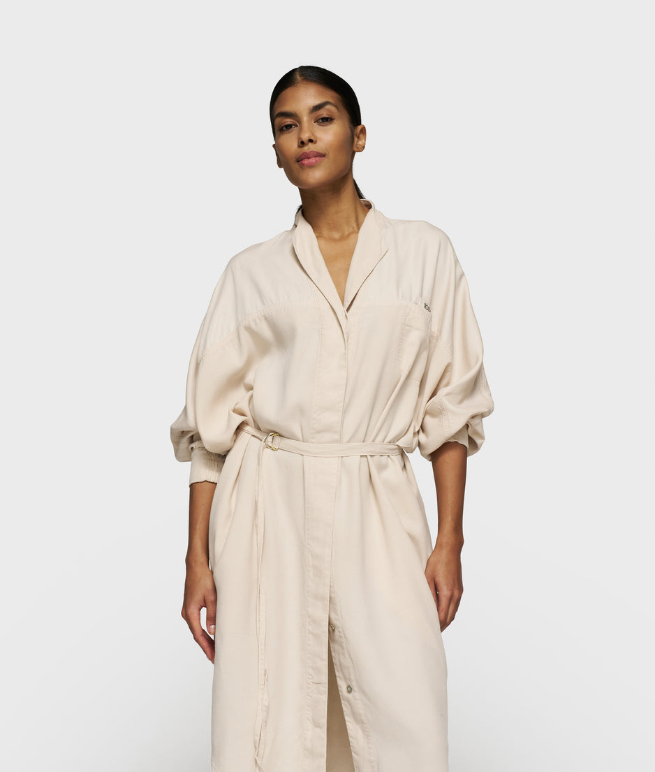 kimono dress tencel | light earth