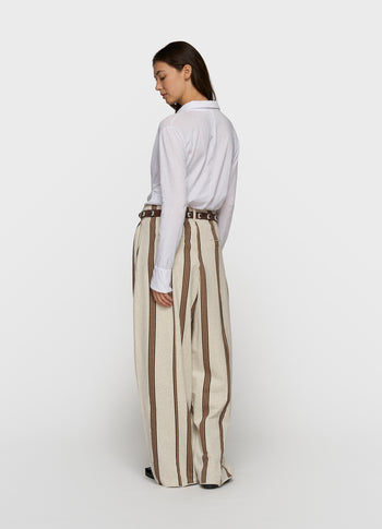 wrap blouse | white