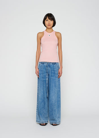 tank top rib | dusty peach