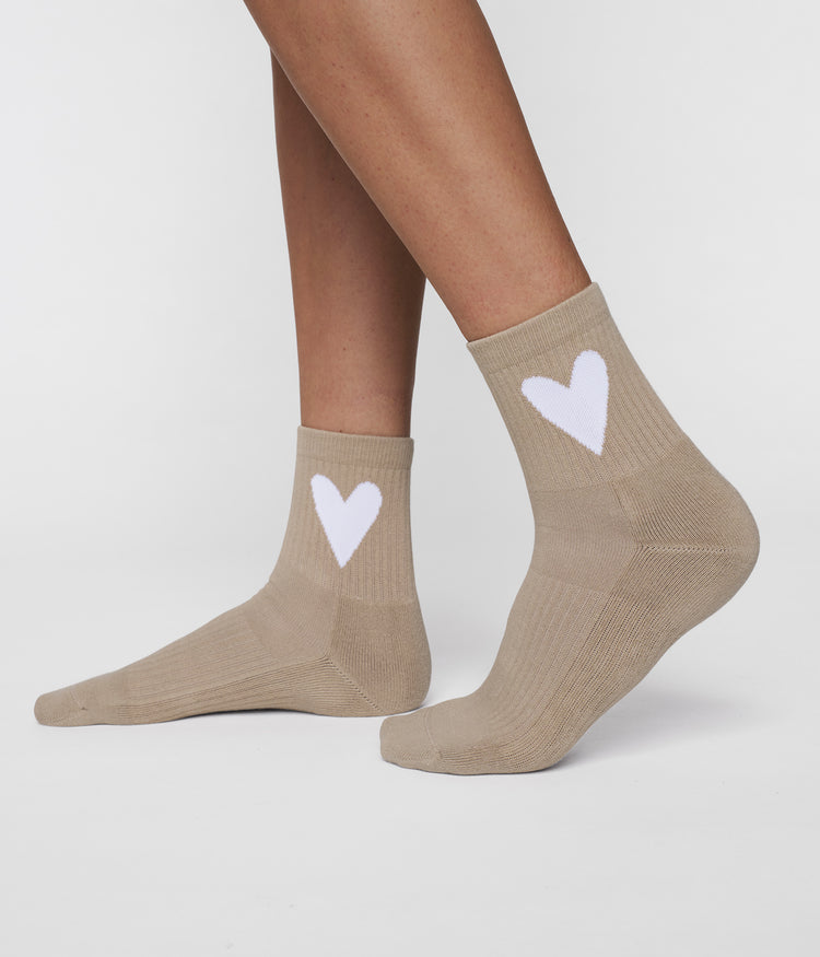 socks heart | rope