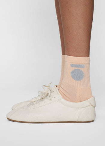 socks medal | peach