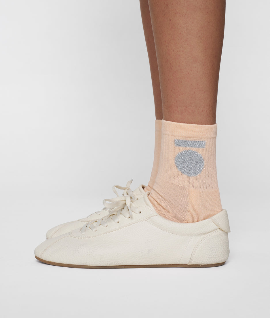 socks medal | peach