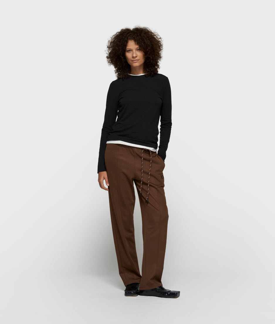 double long sleeve tee | black