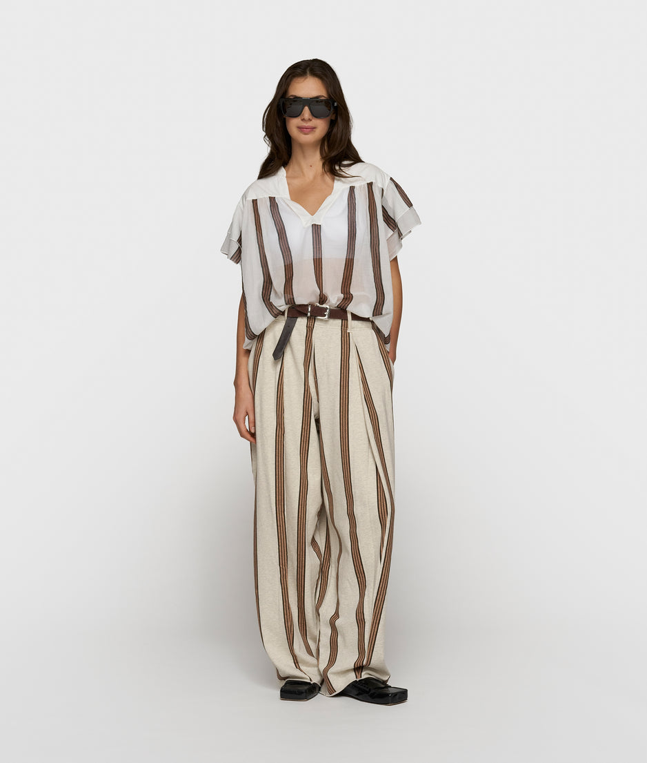 Bar piece stripes | soft white melee