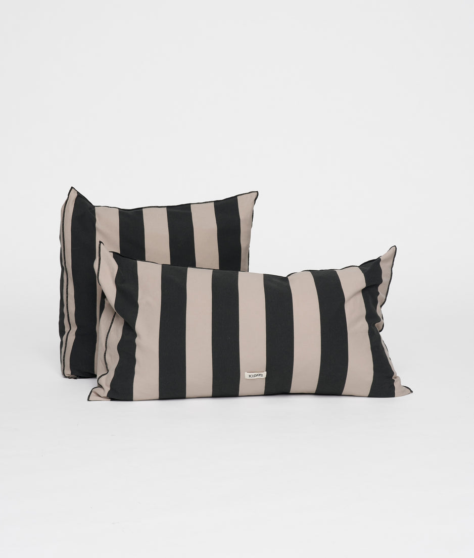 pillow stripes 50x90 | black