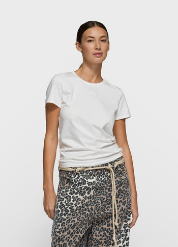 slim short sleeve tee | ecru