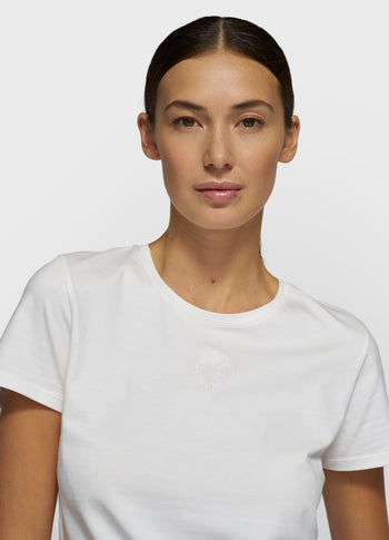 slim short sleeve tee | ecru