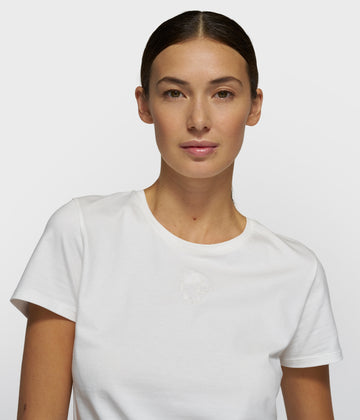 slim short sleeve tee | ecru
