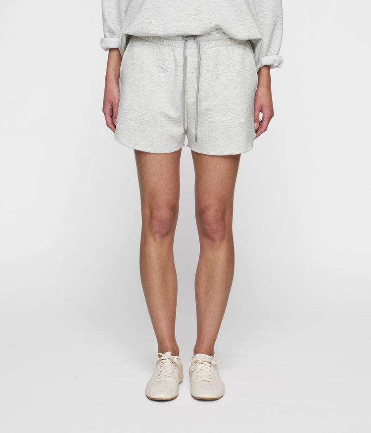 bar shorts | white grey melee