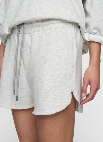bar shorts | white grey melee