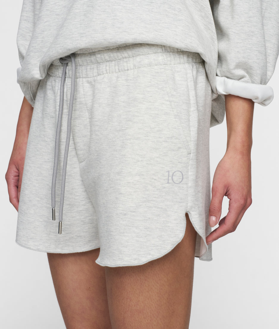 bar shorts | white grey melee
