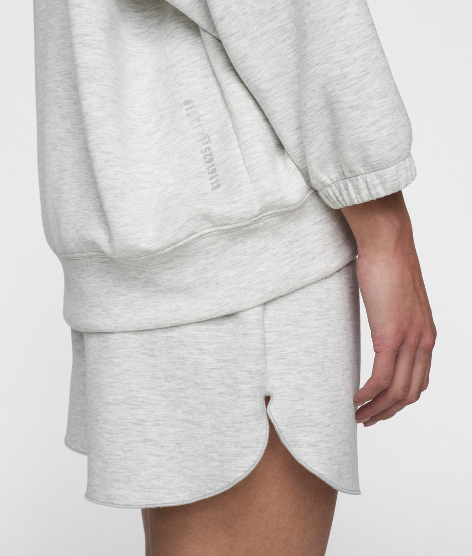 bar shorts | white grey melee