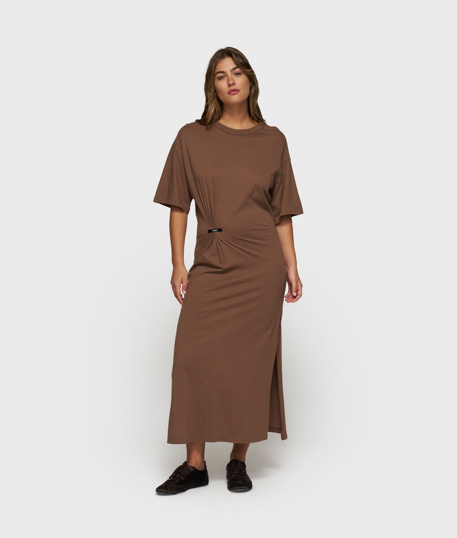 tee dress gathering | truffle