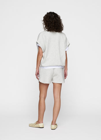 bar shorts | white grey melee