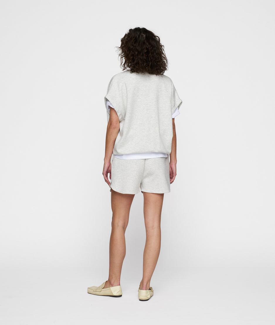 bar shorts | white grey melee