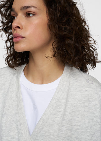 dance top | white grey melee