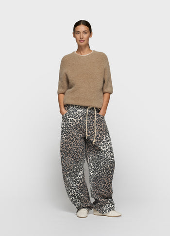 short sleeve knit sweater | fudge