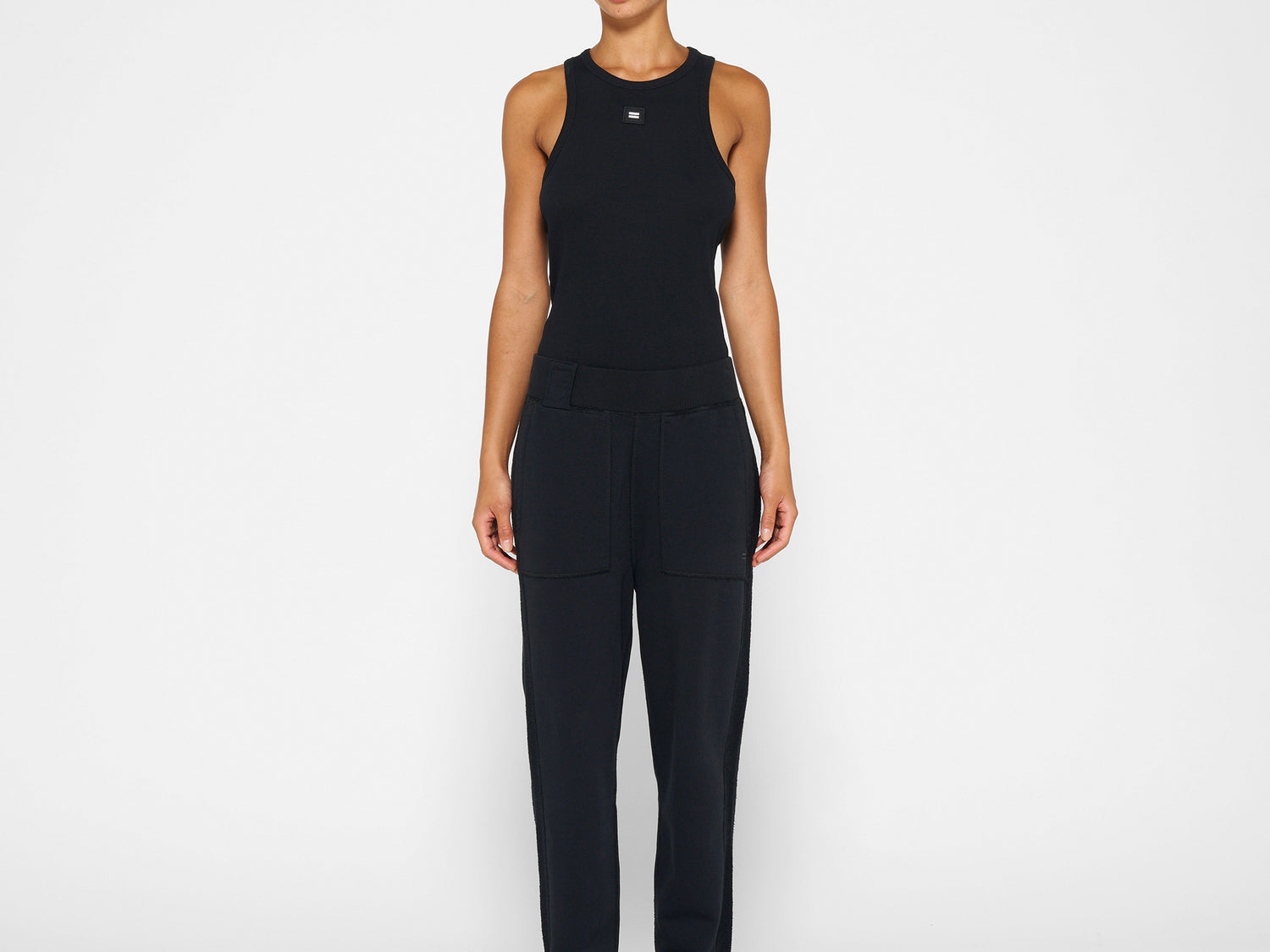 side panel jogger | black