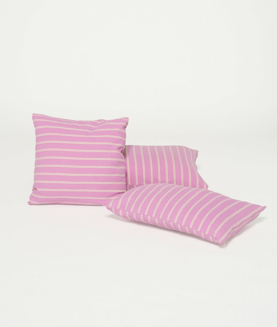 pillow double stripes 50x50 | violet