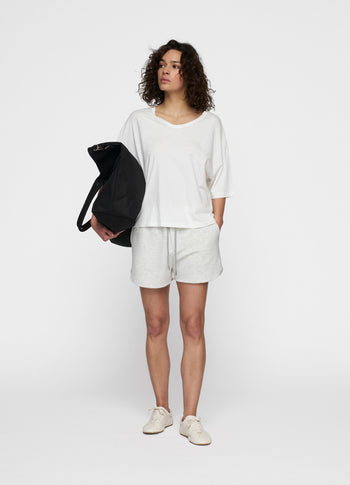boxy tee | ecru
