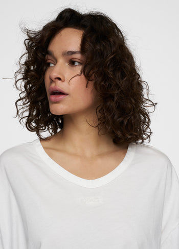 boxy tee | ecru