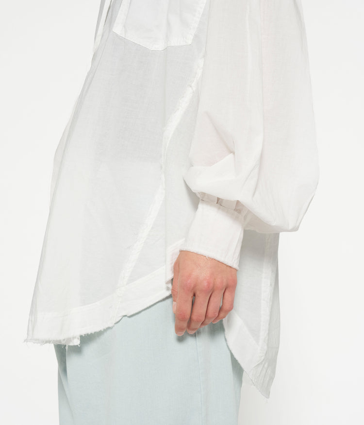 shirt voile | white
