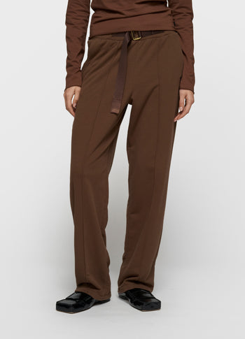 belt jogger | dark truffle