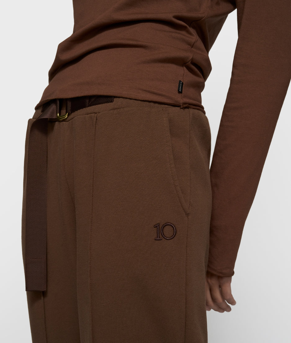 belt jogger | dark truffle