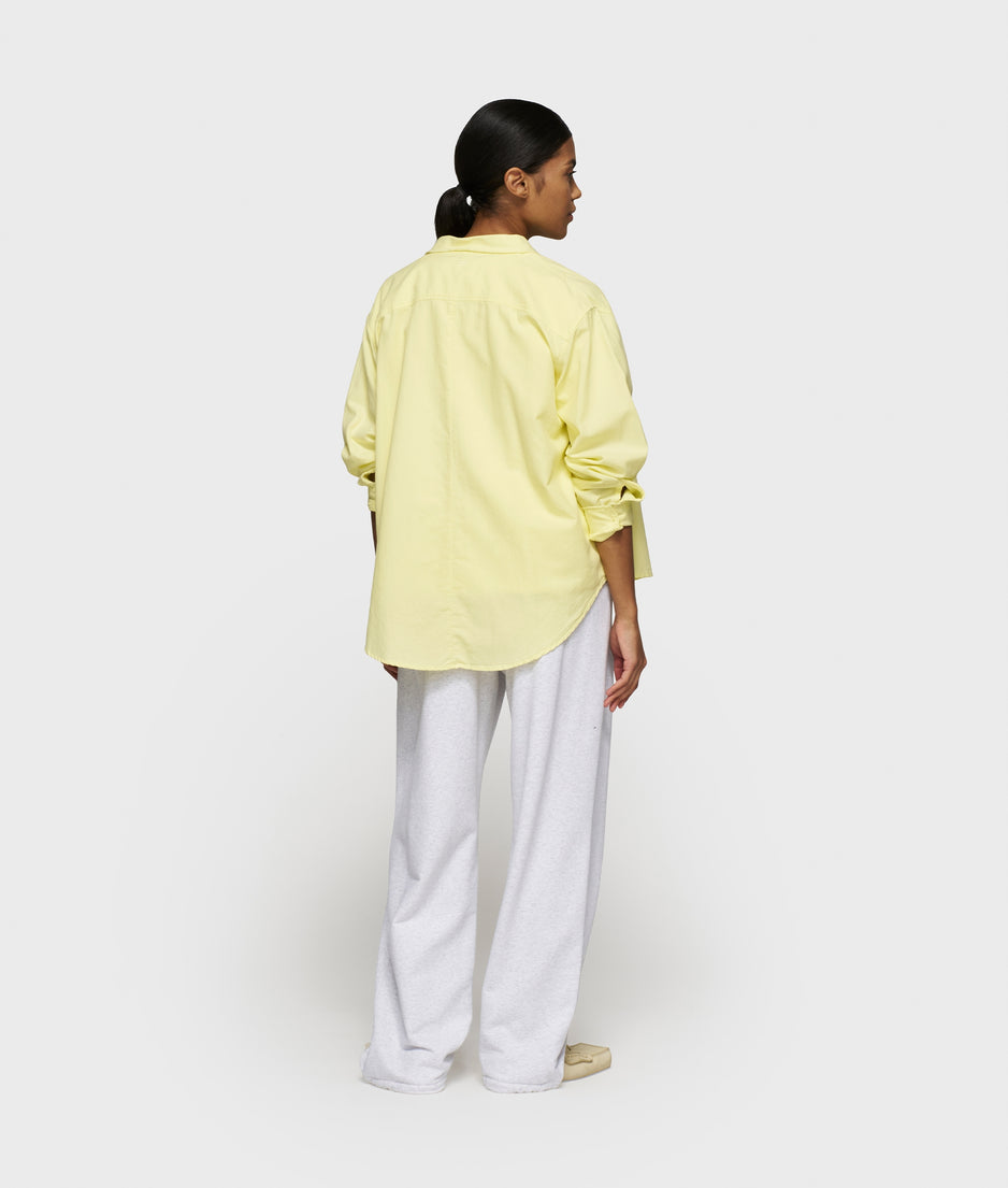 pique shirt | pastel yellow