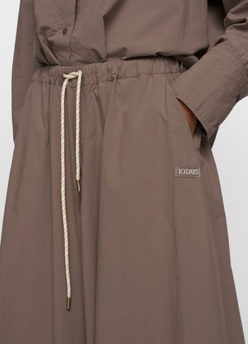 wide pants poplin | moonrock