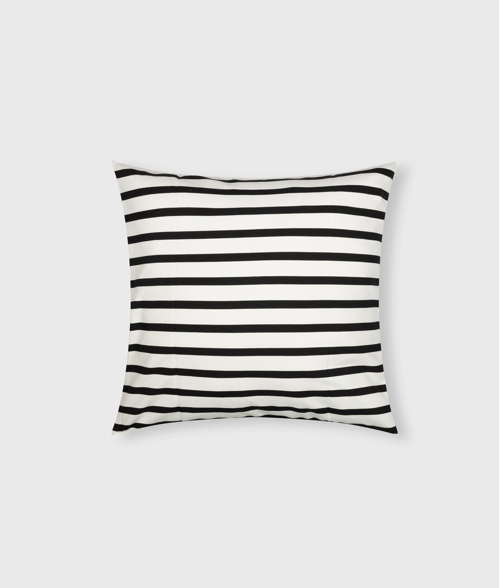 THE PILLOW COVER STRIPES 50x50 | ecru/black