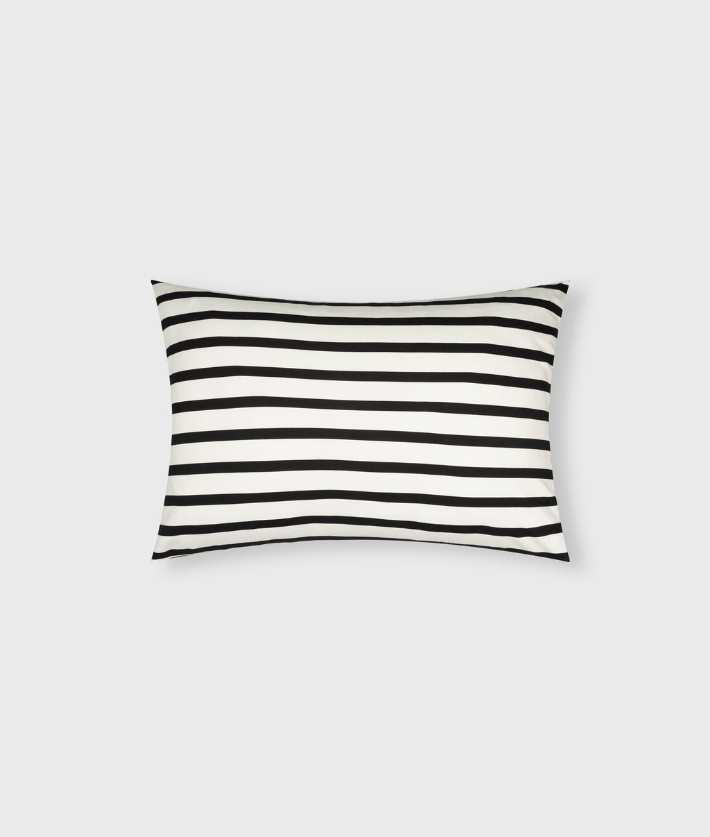 THE PILLOW COVER STRIPES 40x60 | ecru/black