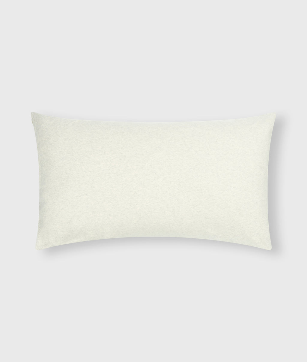 THE PILLOW COVER LONG | soft white melee