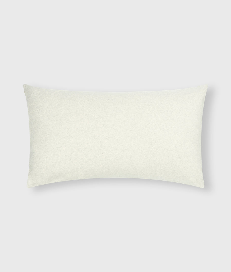 THE PILLOW COVER LONG | soft white melee