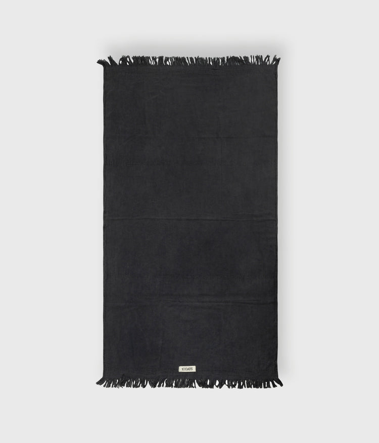 beach towel | black