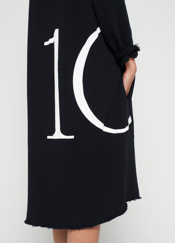 oversized dress 10 | black