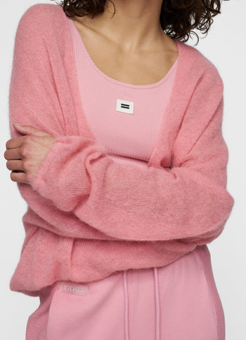 dance knit sweater | bright raspberry