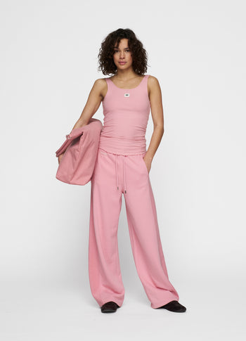 ballet top back scoop | bright raspberry