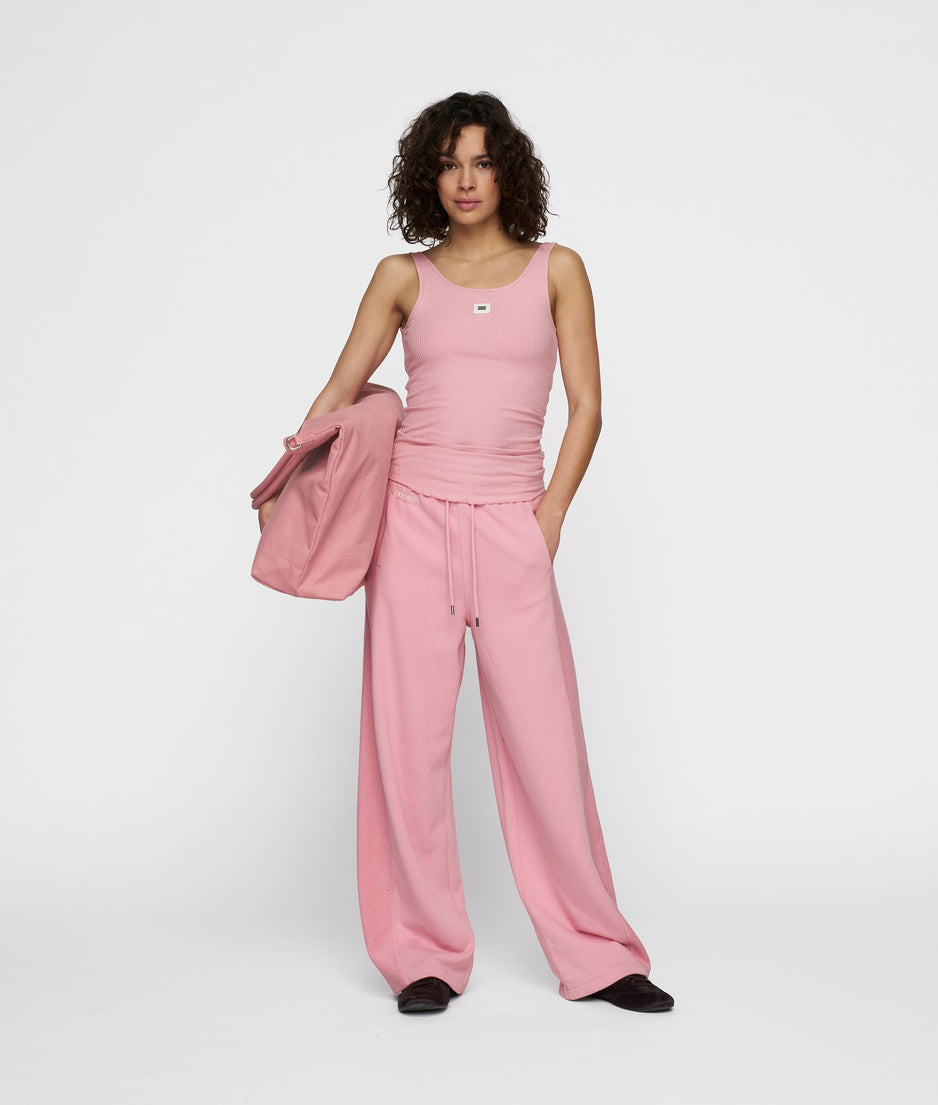 ballet top back scoop | bright raspberry