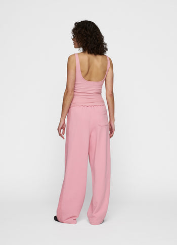 ballet top back scoop | bright raspberry