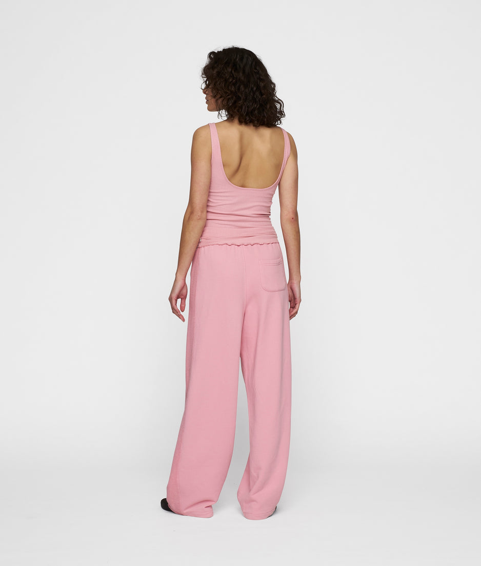 ballet top back scoop | bright raspberry