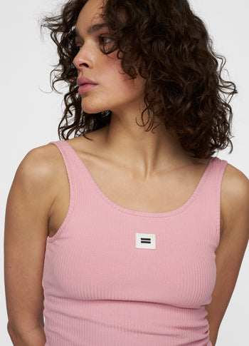 ballet top back scoop | bright raspberry
