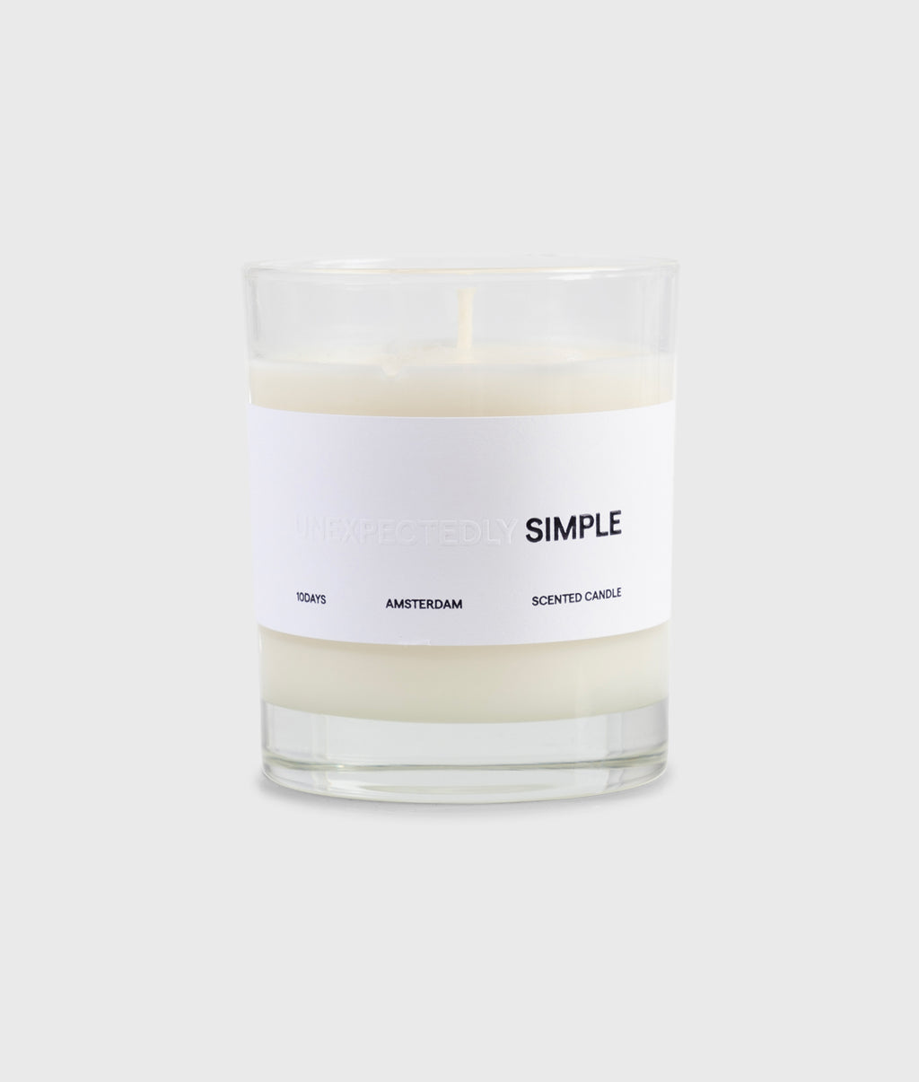 simple scented candle | multicolor