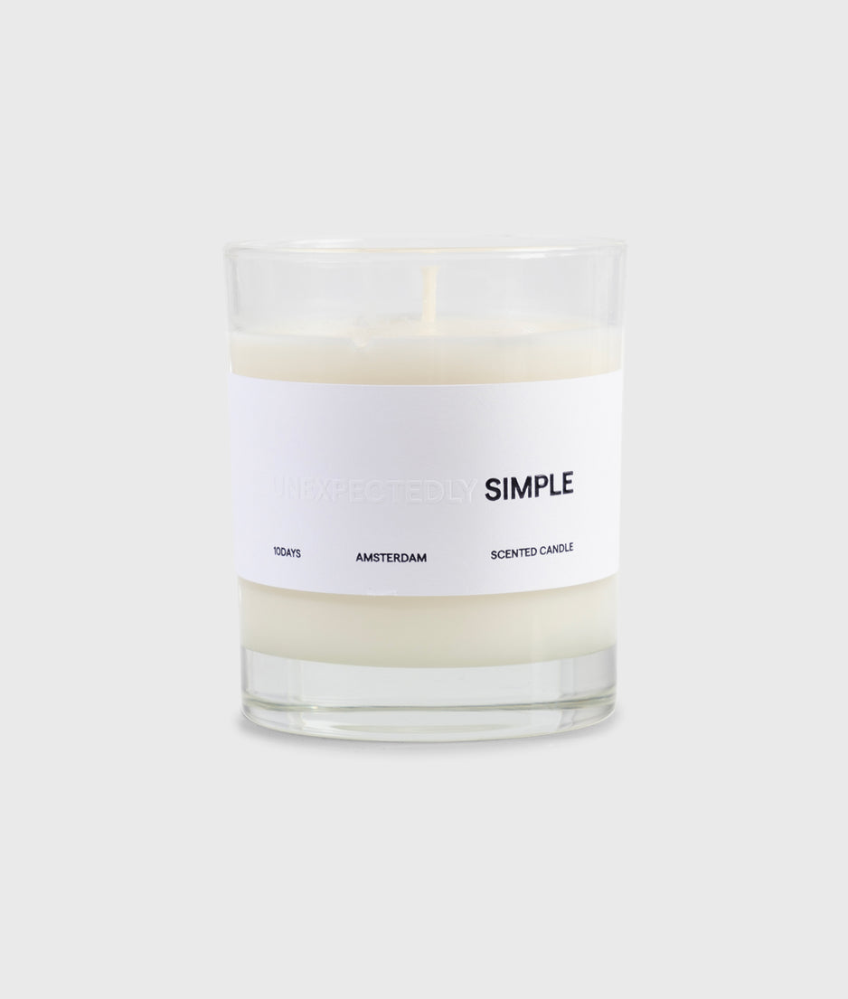 simple scented candle | multicolor