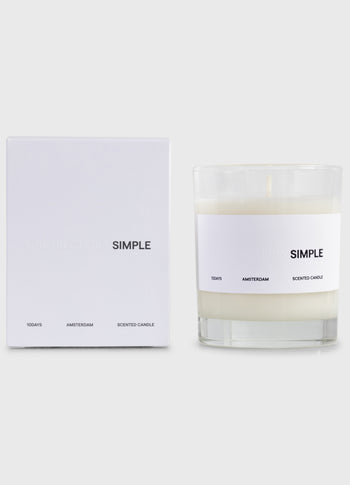 simple scented candle | multicolor
