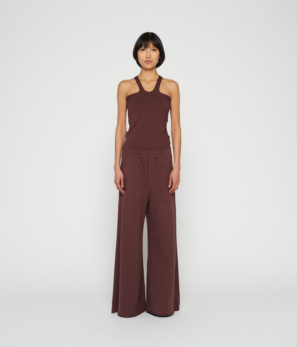 sporty wrapper | aubergine